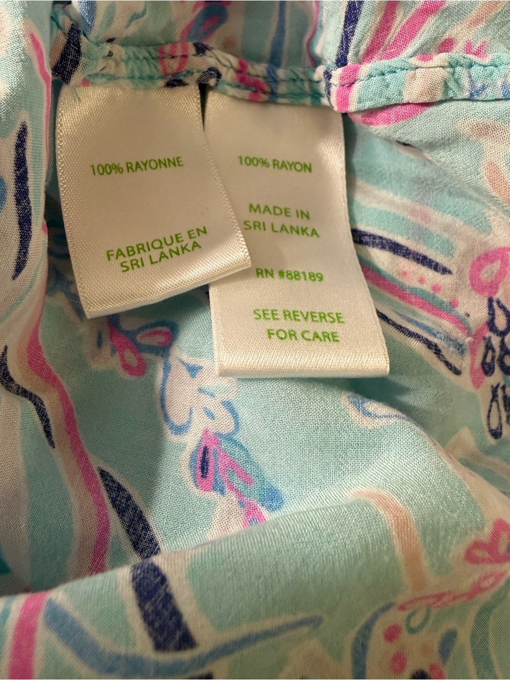 Lilly Pulitzer Natalie Shirtdress Rayon Cover-Up - Picture 5 of 5